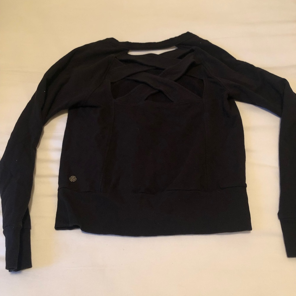 Black active sweatshirt